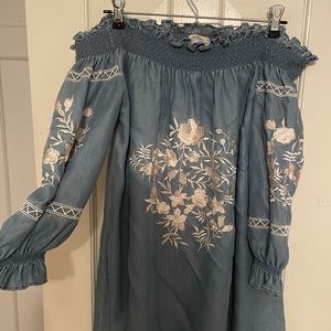 Zara Off the Shoulder Dress